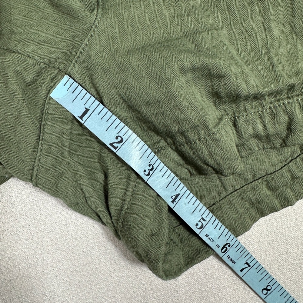 Old Navy Utility Shorts Womens Medium Green Excellent Cotton Drawstring Casual - Picture 5 of 8